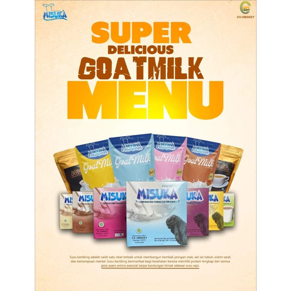

Susu kambing etawa super delicius - Misuka