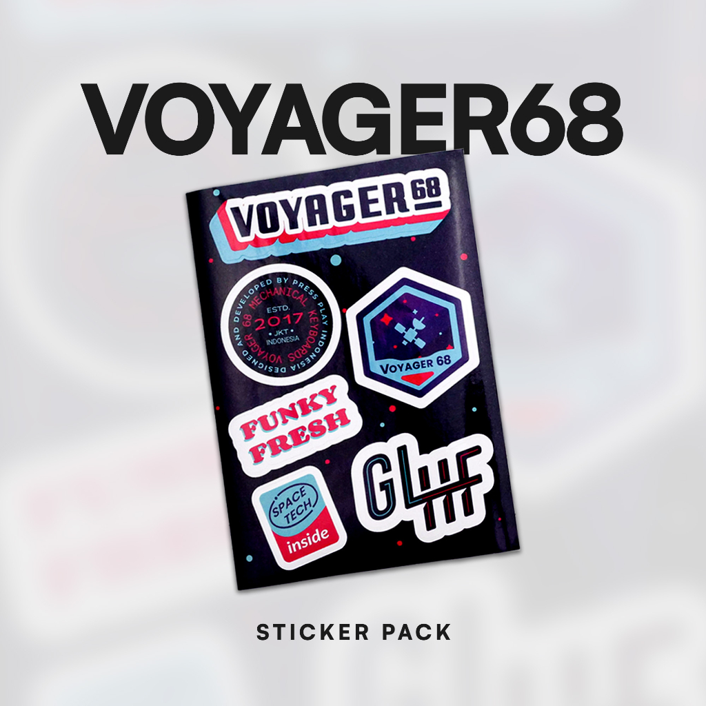 

VOYAGER68 Sticker Pack by Press Play