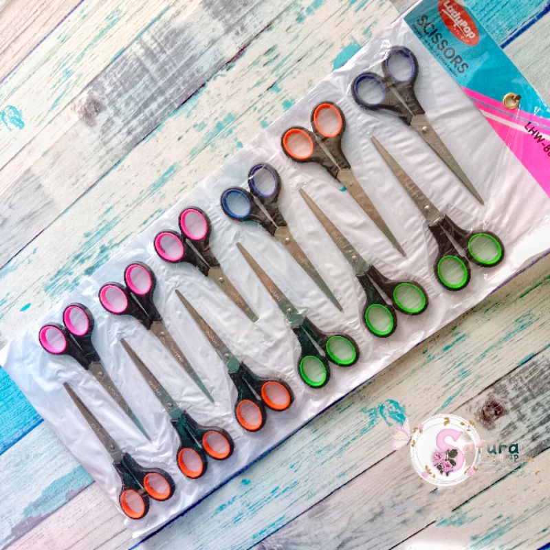 

GUNTING RENTENG/ KECIL DAN TANGGUNG 12 PCS/ MURAH SUPER TAJAM / PERLENGKAPAN RUMAH DAPUR KANTOR