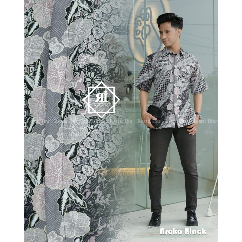 kmeja batik pria/kmeja lengan pendek/batik pria/kmeja batik