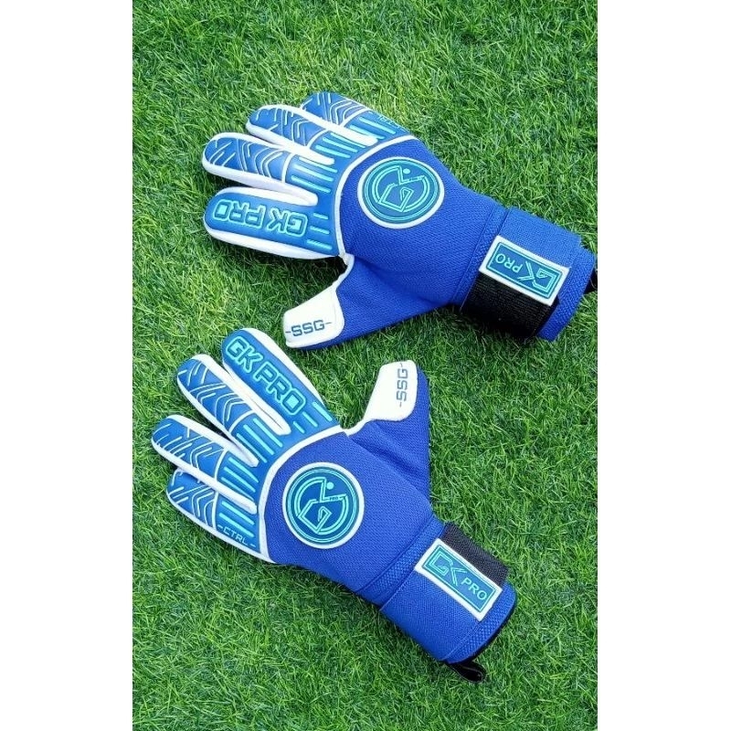 Sarung tangan kiper GK PRO BLUE lengket terbaru