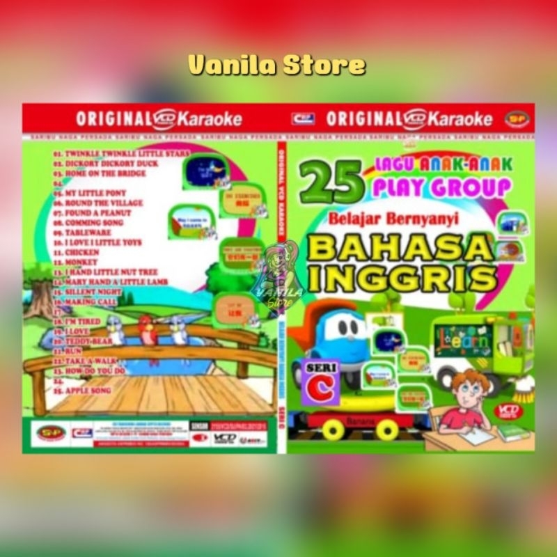 Kaset Video Musik Lagu Anak Anak Belajar Bernyanyi Bahasa Inggris
