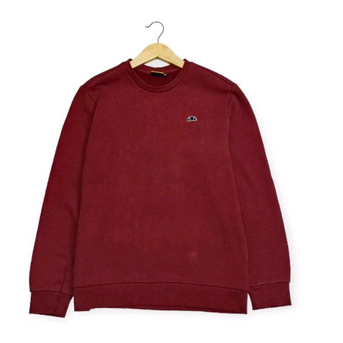 Crewneck ellesse small logo maroon