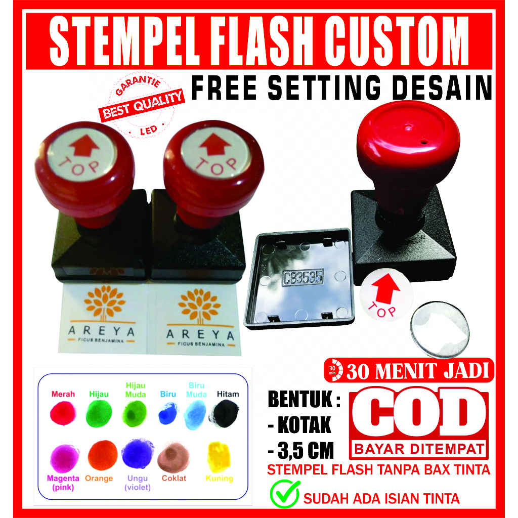 

Stempel Custom Kotak / Stempel logo / Stempel flash / uk. 3,5 cm