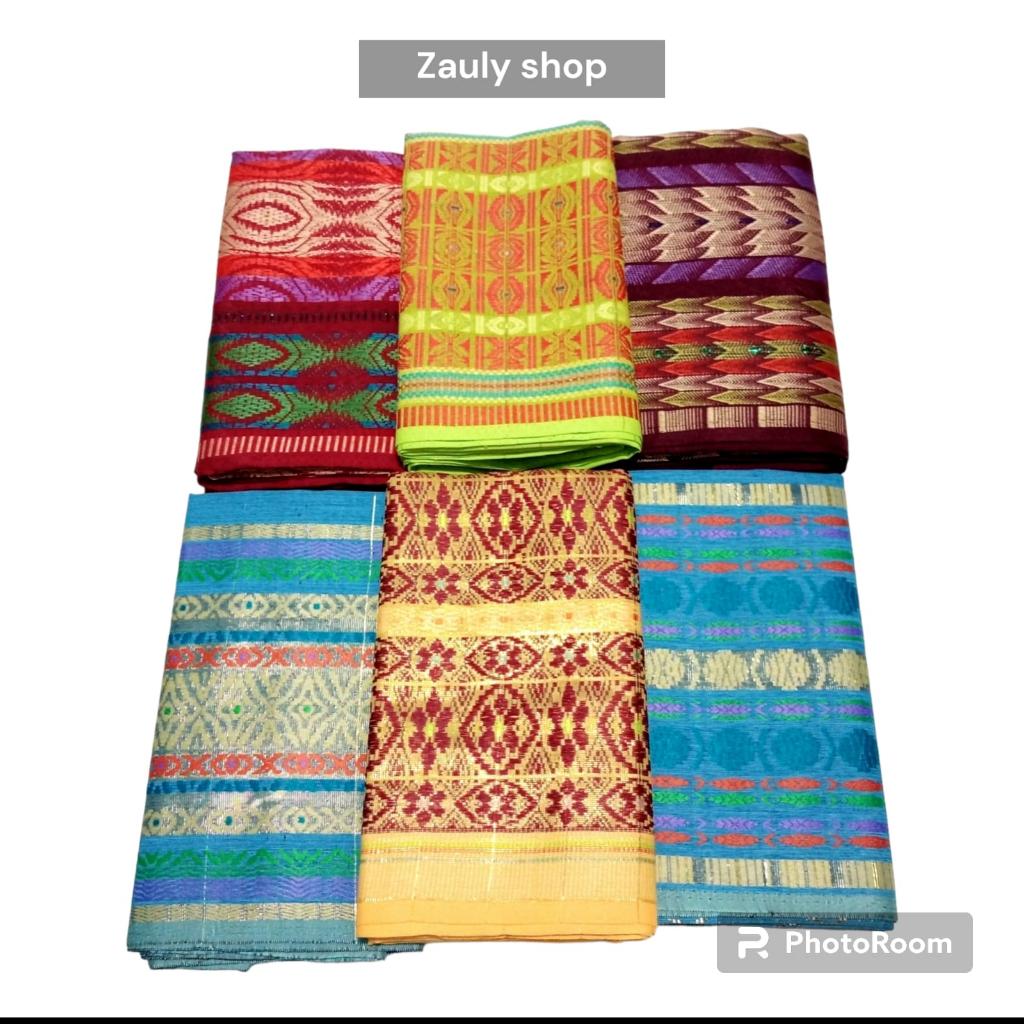 Sarung Songket Batik Motif Ondel Ondel Ukuran Besar Bahan Katun Halus Siap Pakai Sudah Jahit