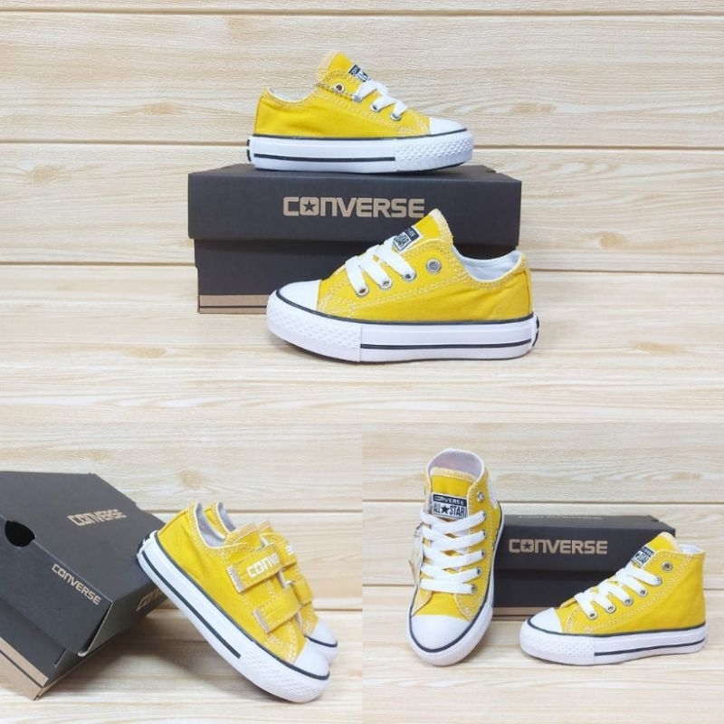 Sepatu Anak Converse AllStar Yelow Sunflower Sepatu Anak Cewek Cowok Unisex Sneaker Anak Usia 1-10 T