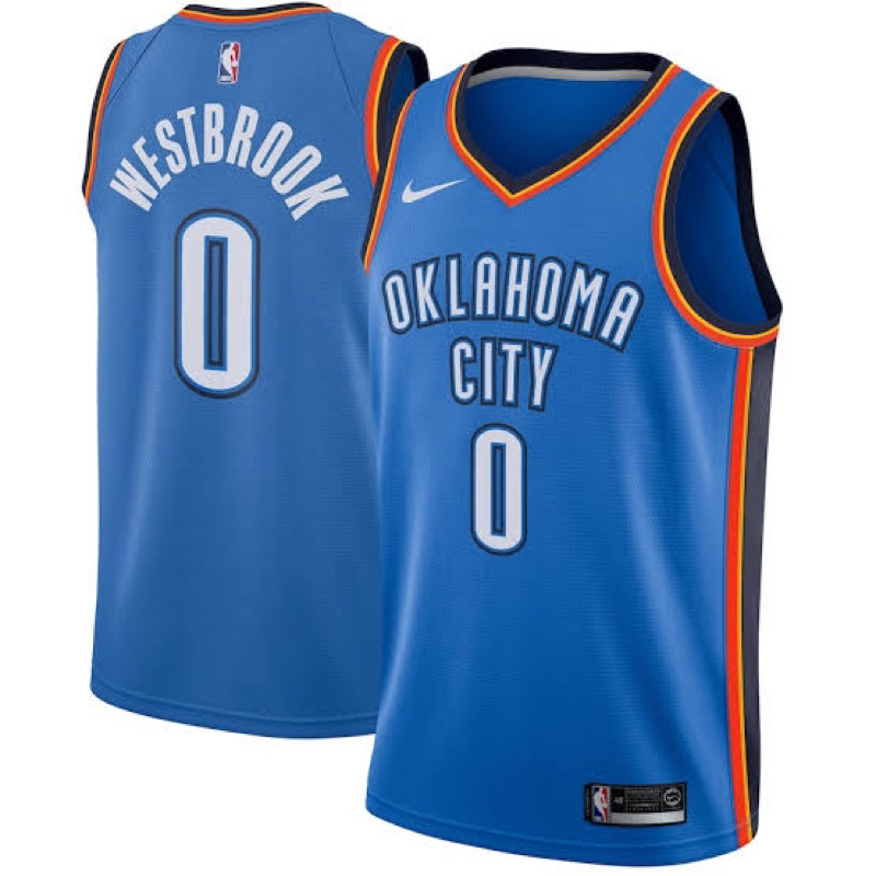 Jersey Basketball Russel Westbrook Oklahoma City Thunder Swingman
