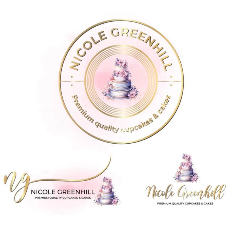 (DRAN COLE CAKE) JASA BIKIN DESAIN LOGO OLSHOP BISNIS SIMPLE