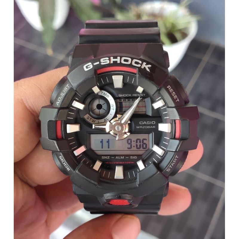 jam Casio Gshock GA 700 Second