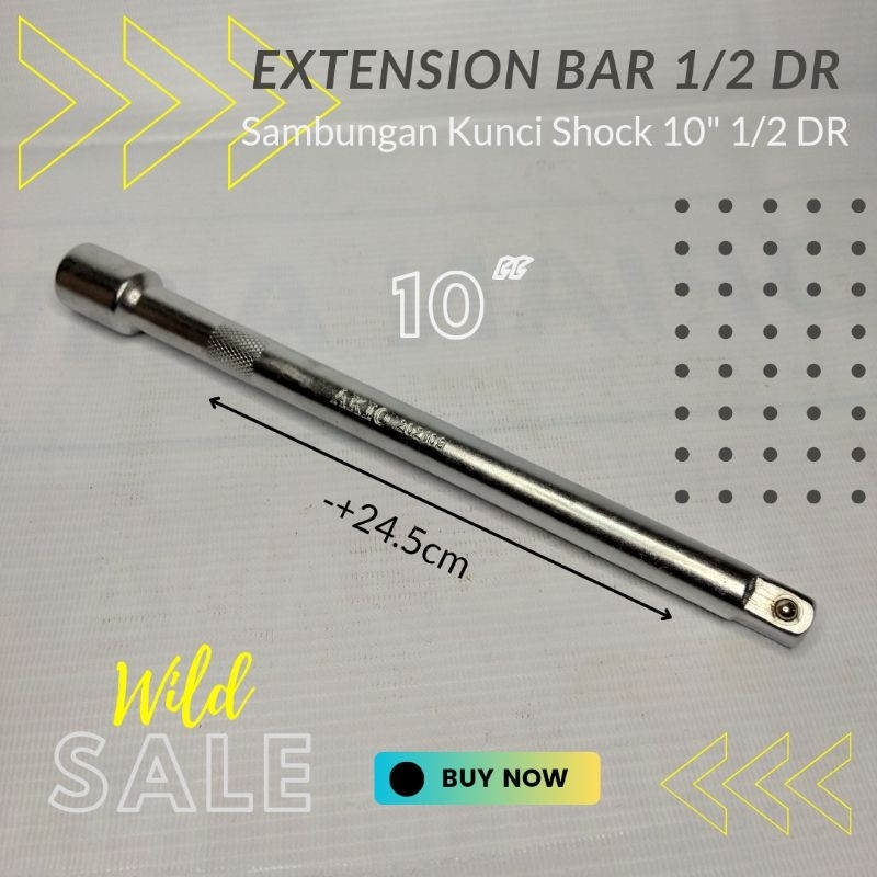 SAMBUNGAN KUNCI SHOCK/EXTENSION BAR 10" (inci)
