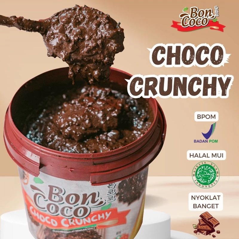 

Boncoco choco crunchy selai 1kg selei olesan coklat cokelat malt cod makassar bon coco