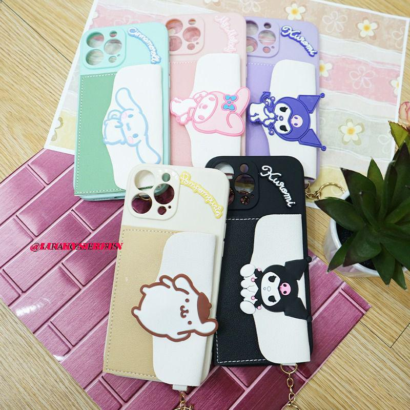 [L3D VIVO Y27/Y36 5G] CASE DOMPET 3D BONEKA TIMBUL For All Type