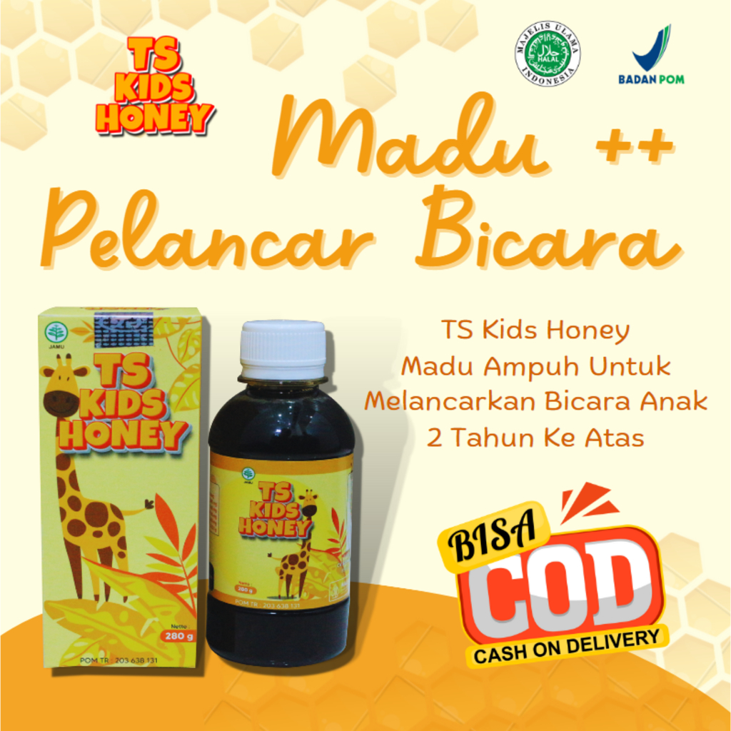 Obat Lancar Bicara Untuk Anak Paling Ampuh Speech Delay Gagap Madu Vitamin Cepat Bicara Ts Kids Hone