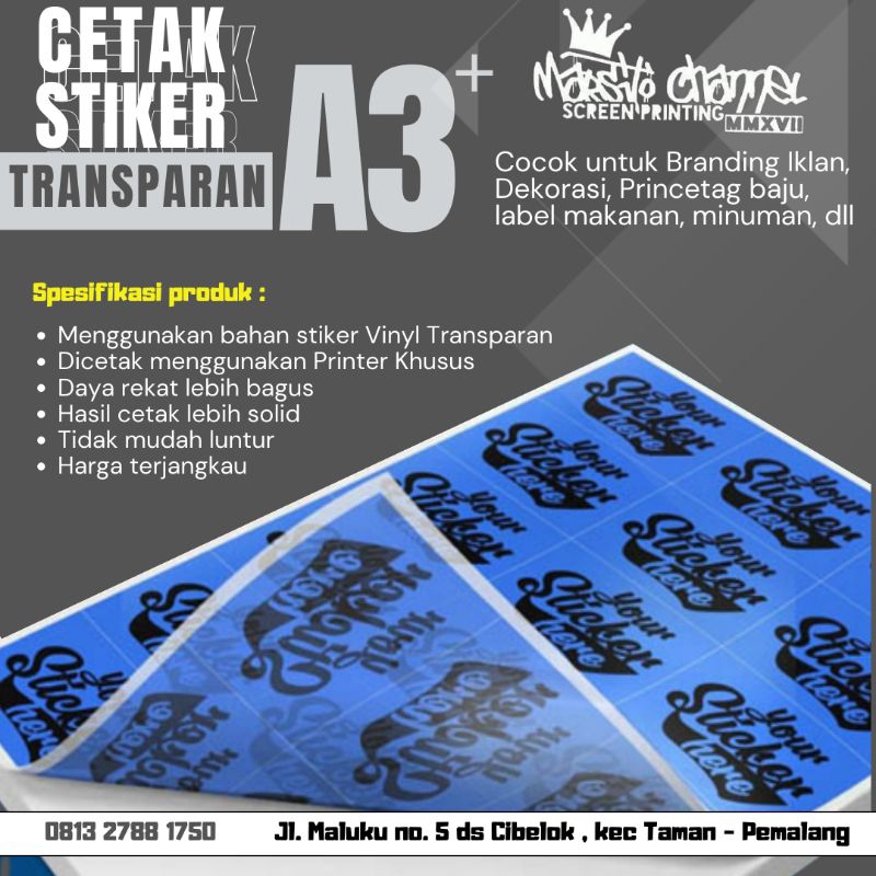 

stiker transparan