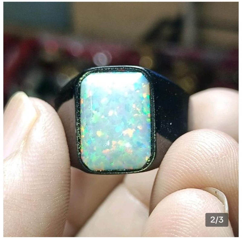 Batu cincin kalimaya susu Australia kotak