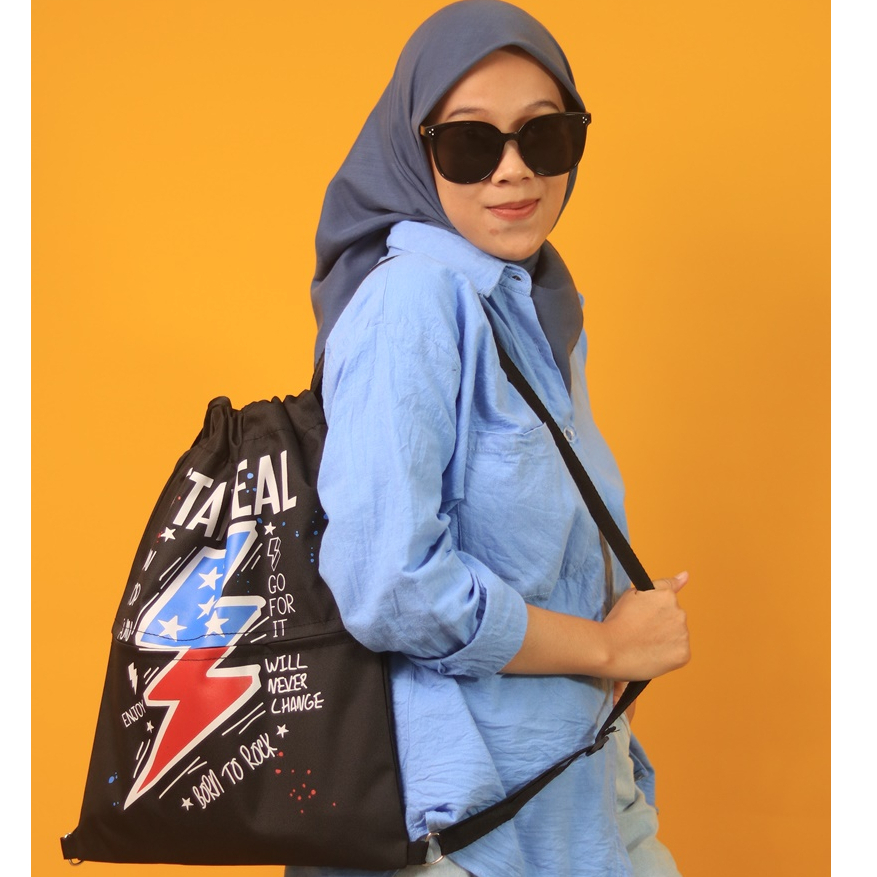 Tas Ransel Serut Anti Air Pria SPNB Stay Real