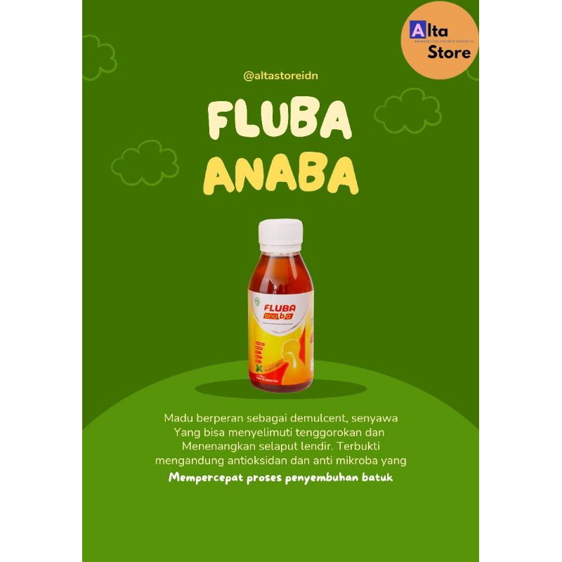 Fluba Anaba Madu Atasi Batuk Anak dan Gangguan Pernapasan