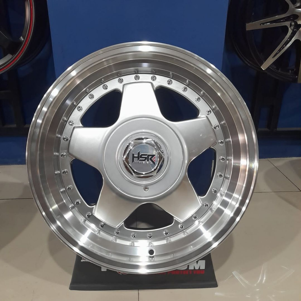 Velg Mobil Racing HSR AACHEN Ring 17 Untuk Mobil Toyota Avanza Nissan livina Honda Jazz Freed Mobili