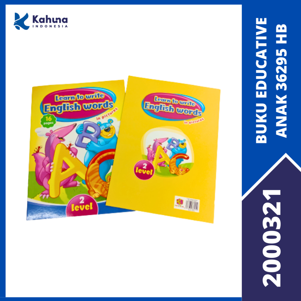 

Buku Educative Anak 36295 HB / Buku Belajar Nulis Huruf A4 [2000321]