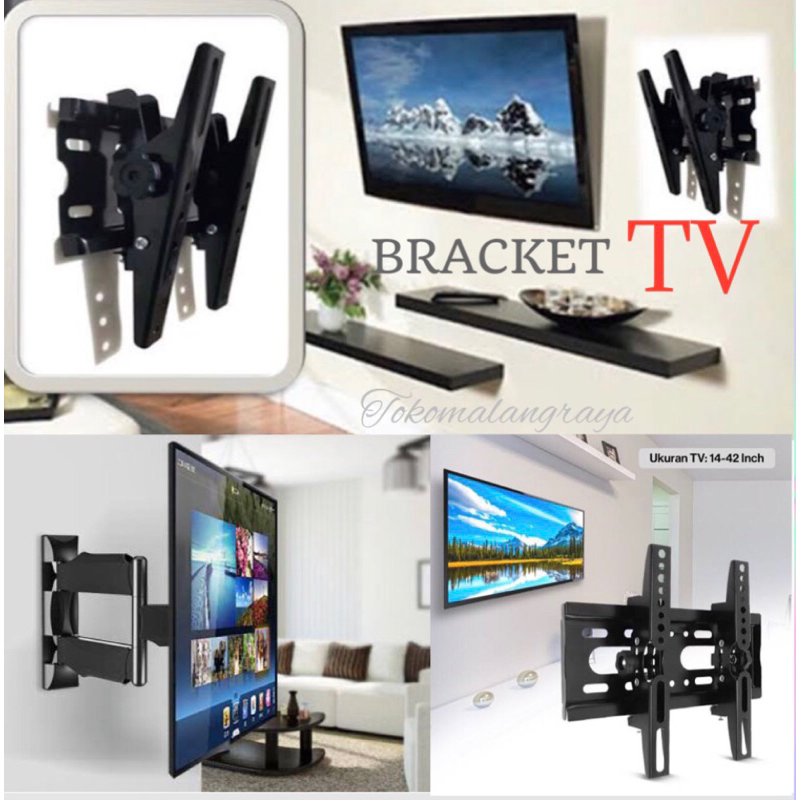 bracket tv lcd dan led/bracket tv universal