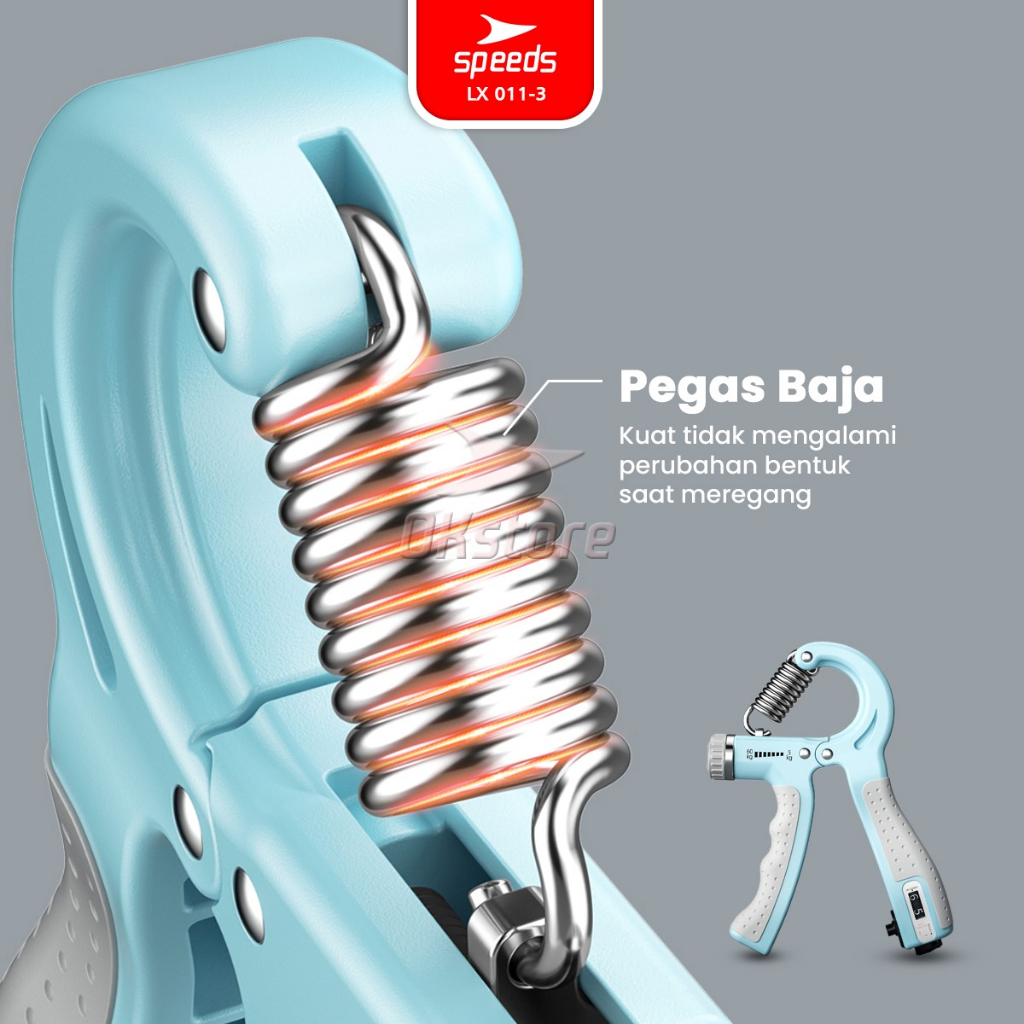 HOT PRODUCT SPEEDS Adjustable Grip Strengthener Handgrip Alat bantu fitness Otot lengan Portable