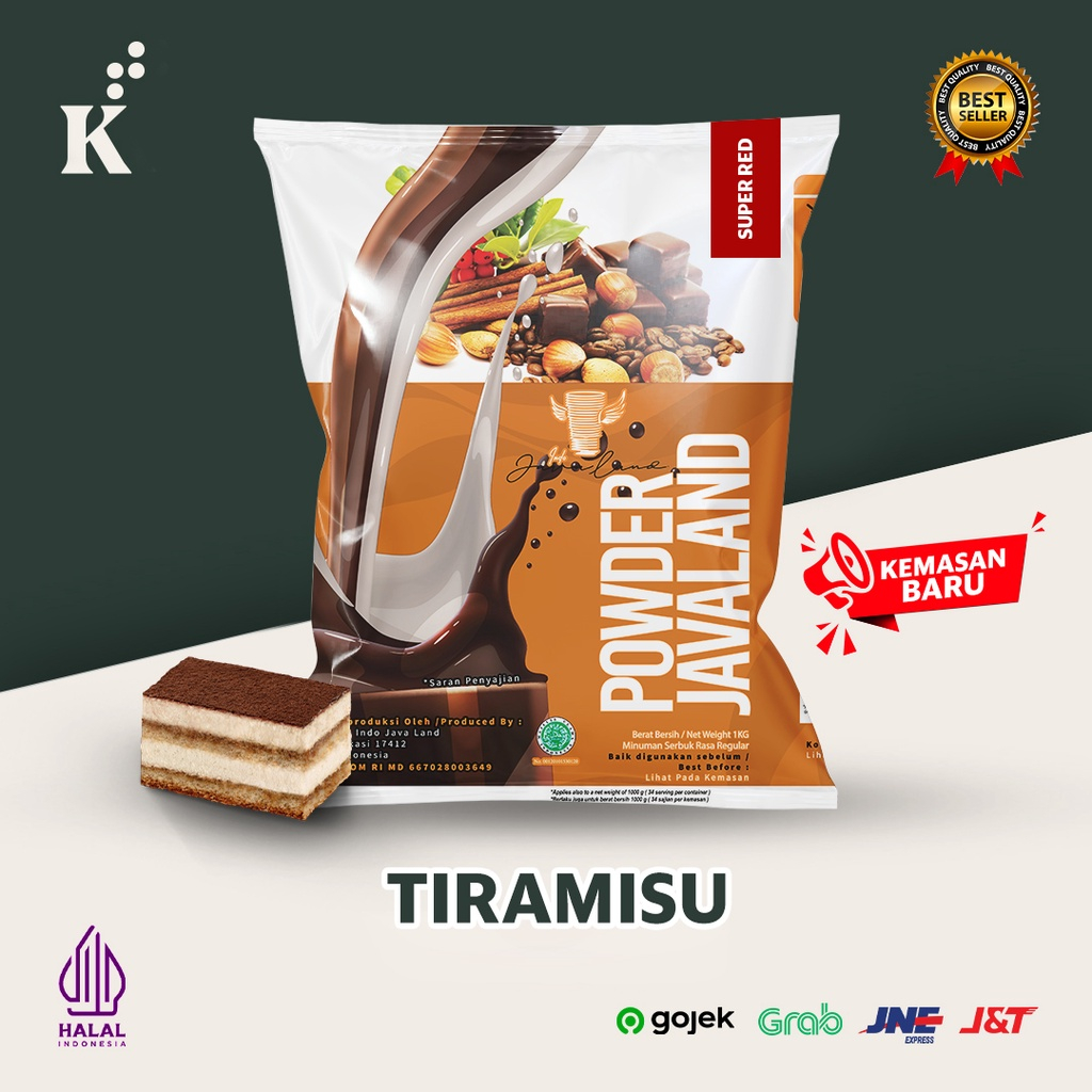 

Bubuk Minuman Rasa Tiramisu Bubble Drink Powder 1kg Javaland