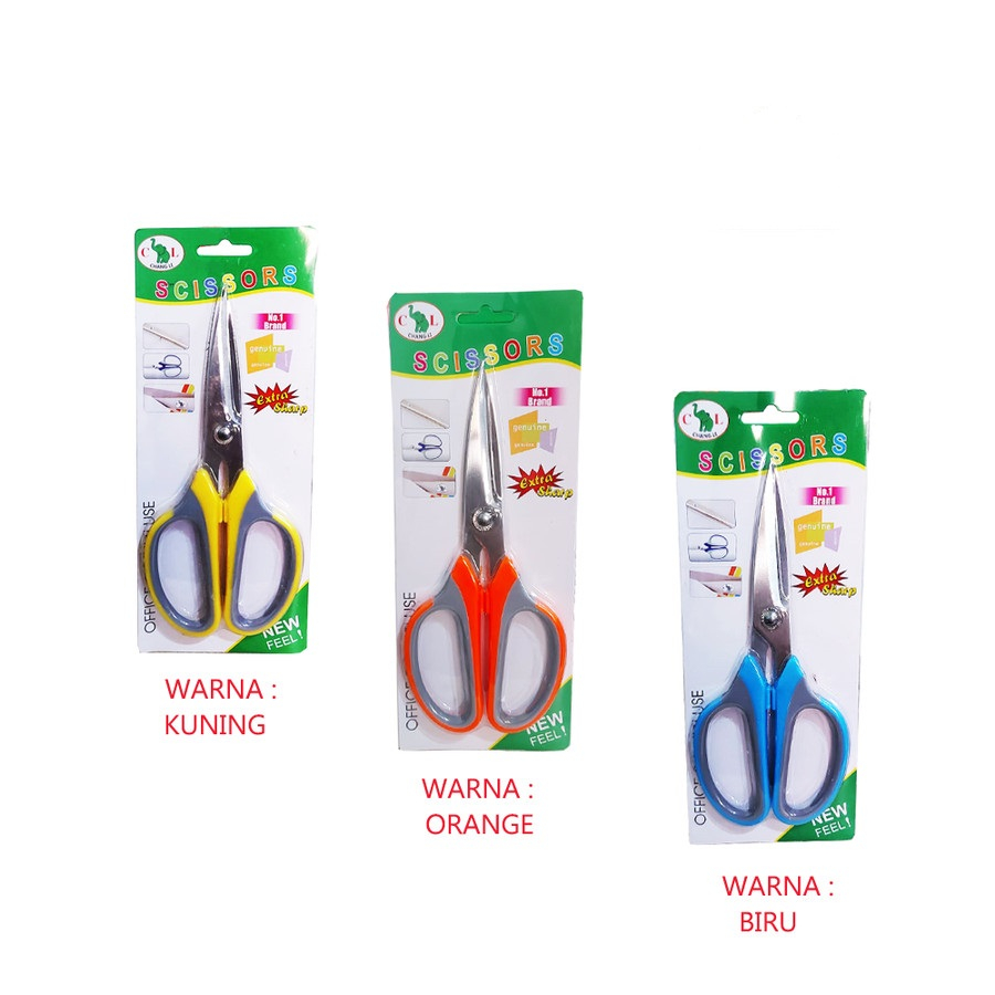 

GUNTING KERTAS SCISSORS WARNA CL 6015 GUNTING TAJAM SERBA GUNA