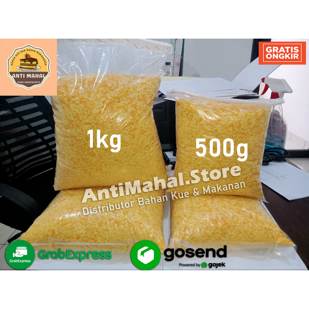 

Breadcrumb Mix-Tepung roti-Kriukz Kriux mix repack 1kg-tepung rotiTermurah Terlaris