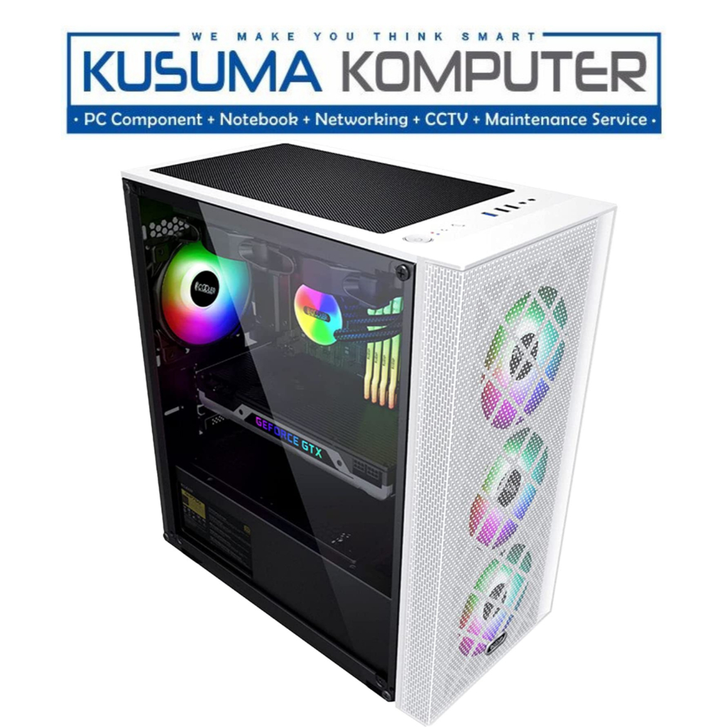 PCcooler PLATINUM MM200 MESH Casing Gaming PC