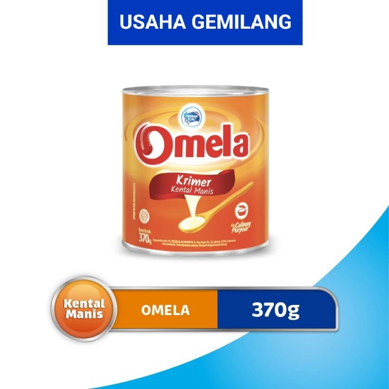 

Frisian Flag Omela Kaleng Krimer Kental Manis Omela Plain 370g