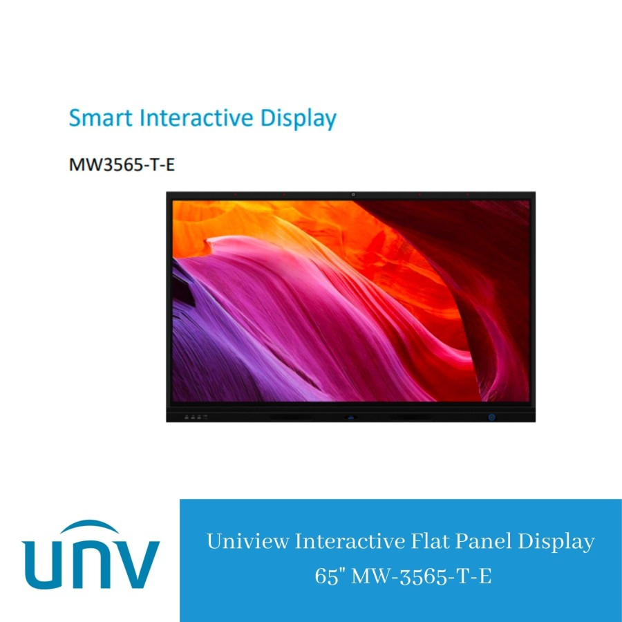 Uniview Interactive Flat Panel Display 65" MW-3565-T-E