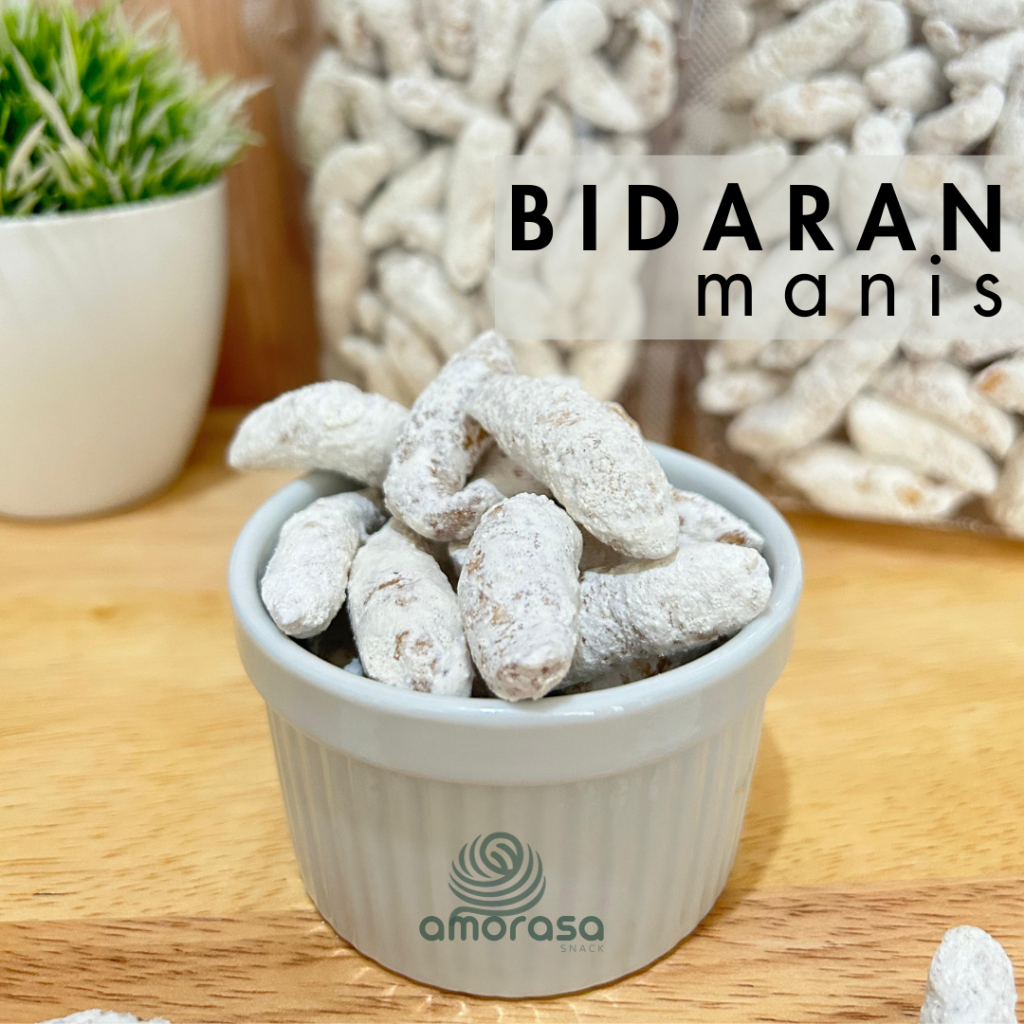 

[100 gram] [SNACK PREMIUM] Cemilan Bidaran Manis/ Widaran Manis/Telur Gabus/Bolot Manis Jajan Kemasan Zip Lock AMORASA