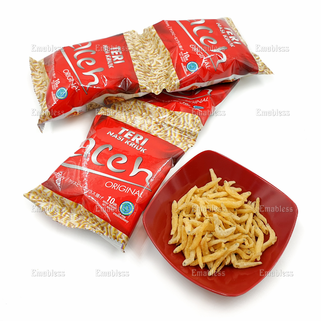 

Aceh Teri Nasi Kriuk Teri Medan Oven Crispy Krispi Siap Makan 4 Sachet 10gr FREE Bubble Wrap