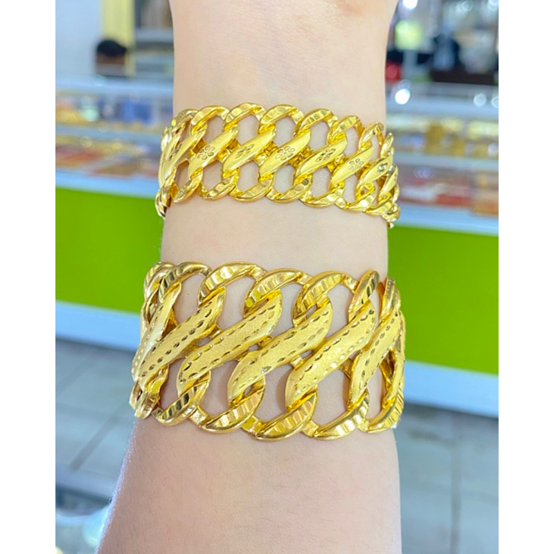 Gelang Lipan Lapis Emas 24k