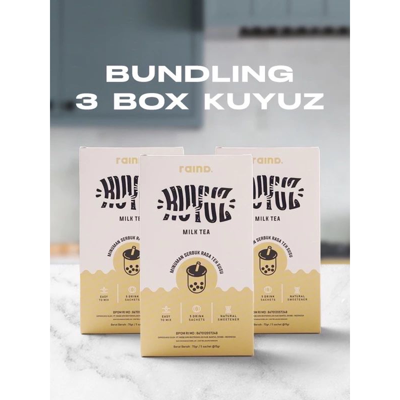 

RAIND KUYUZ MILK TEA MINUMAN BUNDLING 3BOX