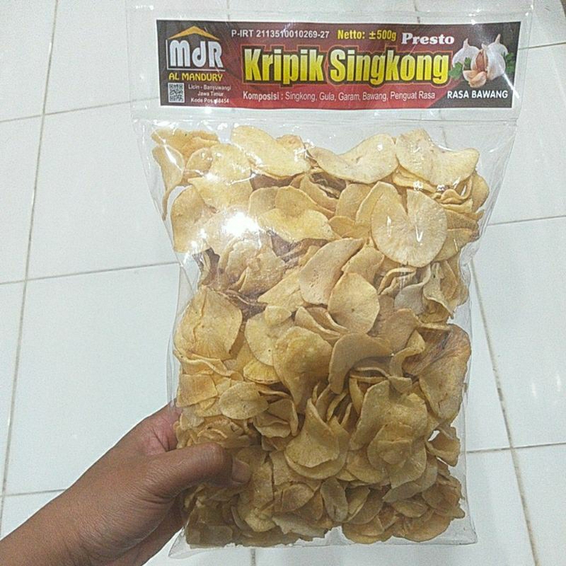 

Mahbubah - MDR Kripik Singkong Madura 150g / 300g / 500g Presto Less Oil Rasa Bawang , Jeruk Purut , Pedas Manis , Extra Pedas