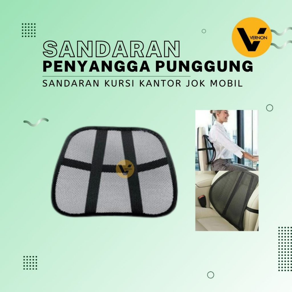 Sandaran Punggung Penyangga Punggung Kursi Kantor Jok Mobil