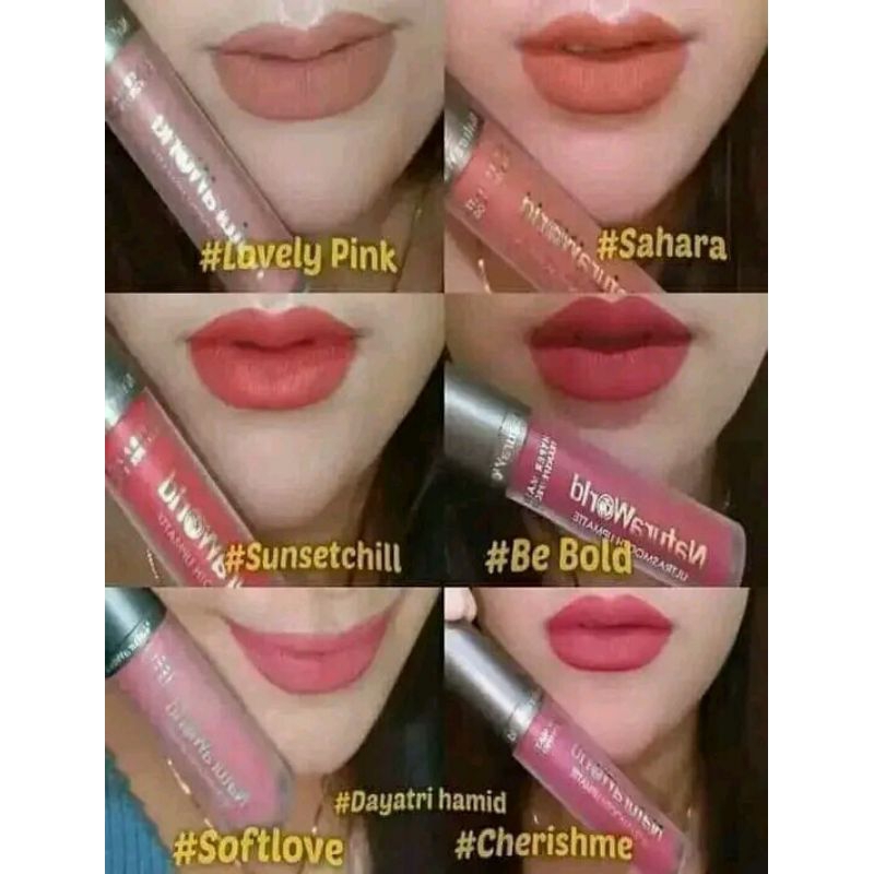 Ultrasmooth Lip  Matte Natura World original / 100% Member Resmi