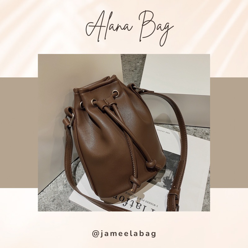 Alana Bag Slingphone Import Tas Hp Wanita Muat Banyak Bahan Kulit Sintetis Tebal Premium