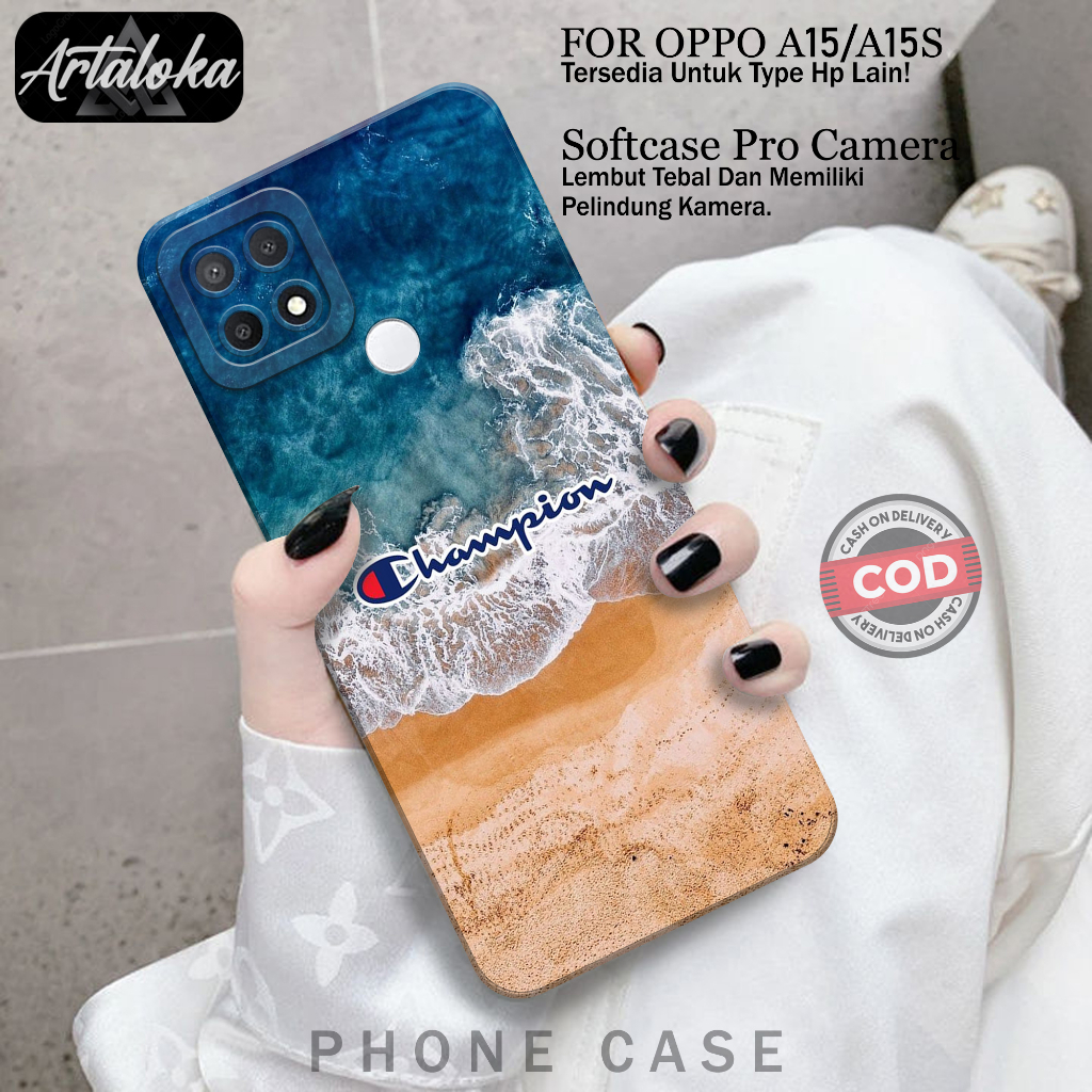 Case Hp Oppo A15/A15S Terbaru - Fashion Case Branded - Softcase Oppo A15/A15S - Casing Oppo A15/A15S