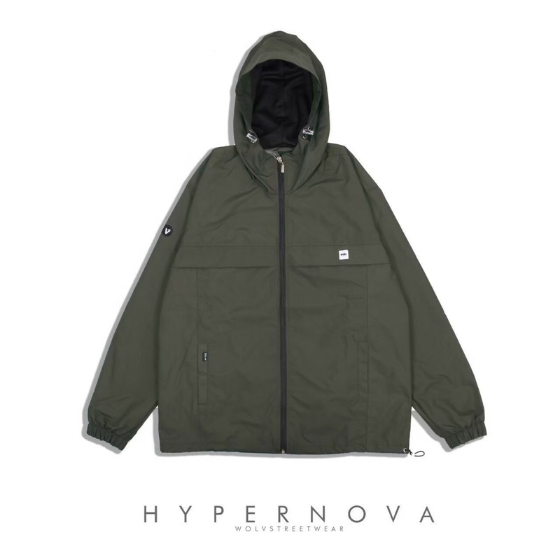 JAKET JACKET HYPERNOVA PRIA WANITA ORIGINAL by WOLV | HIJAU ARMY