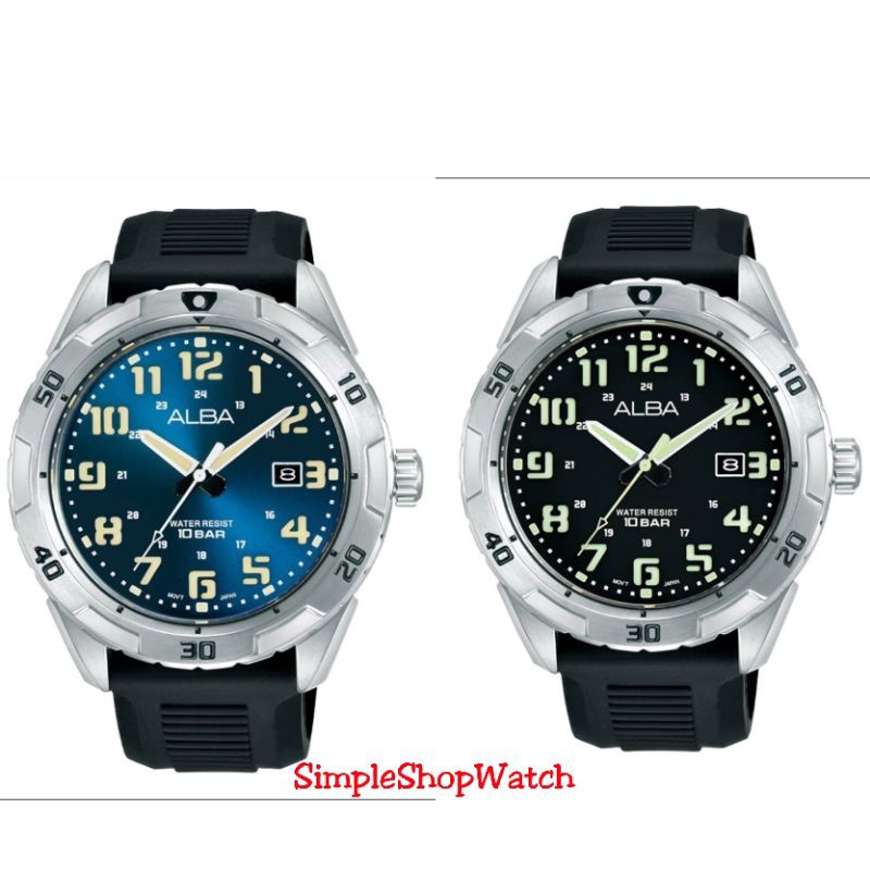 Original 100% Jam Tangan Pria ALBA AS9R87X1 AS9R85X1 AS9R  Garansi Resmi 1 Tahun