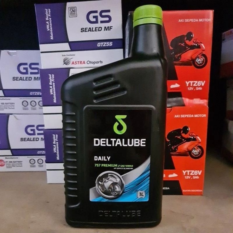 Oli Deltalube Daily 757 Premium 4T SAE 10W 40 1 Liter