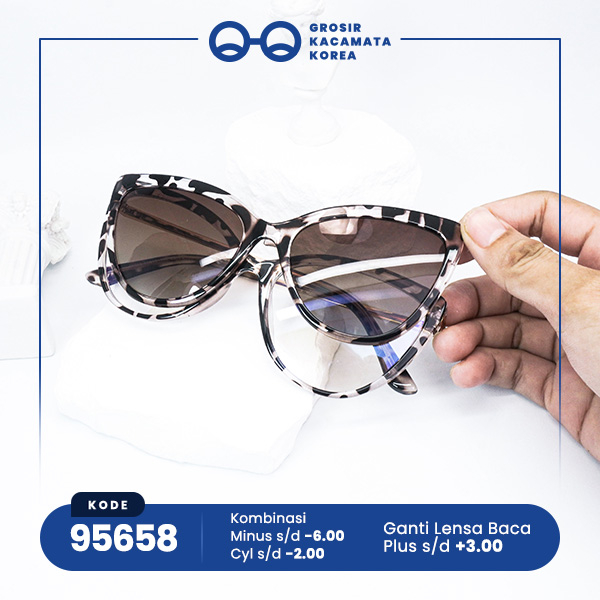 Kacamata Clipon 95658 Lensa Minus antiradiasi blueray fashionsunglases by Grosir Kacamata Korea