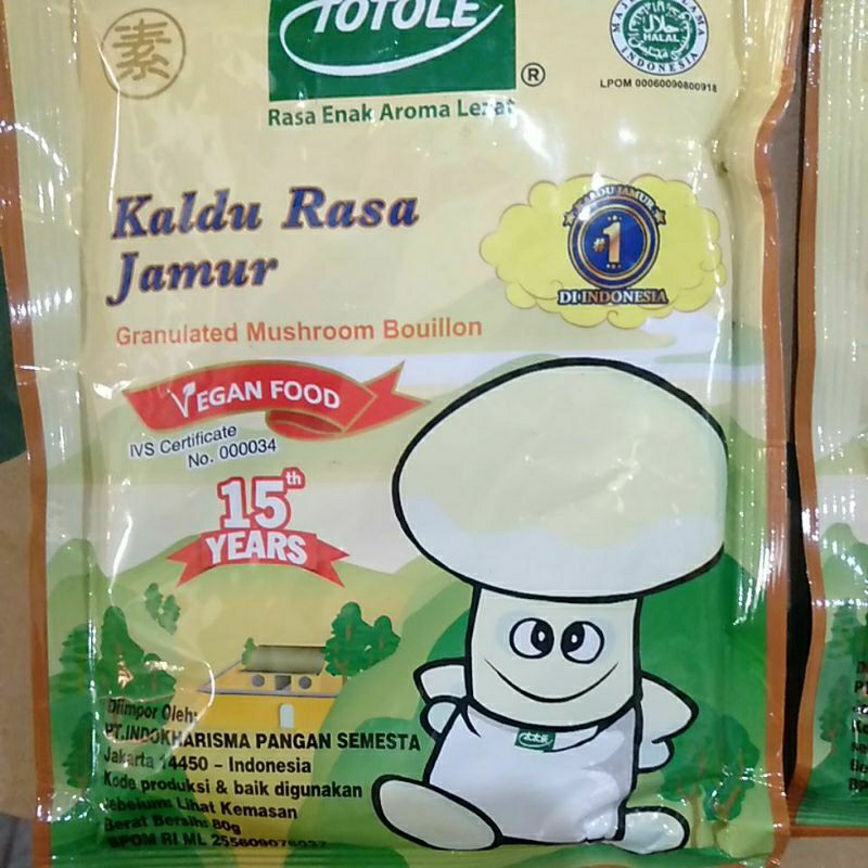 

kaldu jamur totole 80 gr