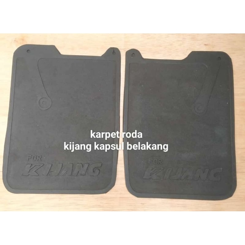 kepet karpet penahan lumpur kijang kapsul belakang
