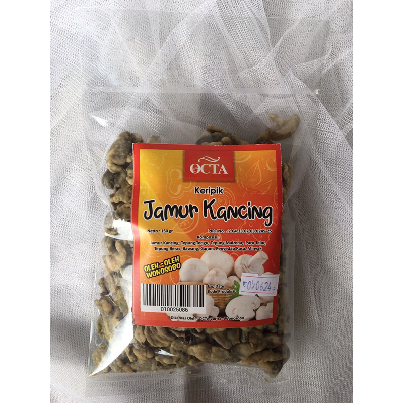 

keripik jamur kancing dieng oleh oleh wonosobo