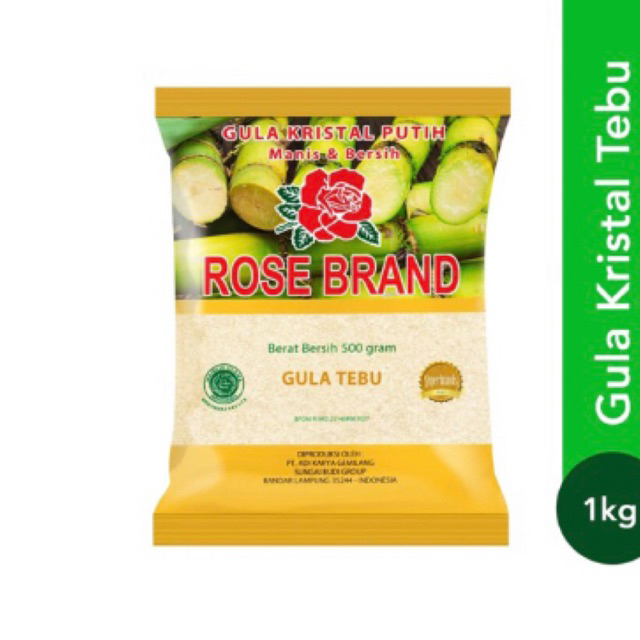 

Gula tebu rosebrand 1kg