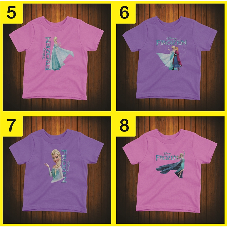 Kaos Elsa Frozen Kaos Anak Kaos Frozen Kaos Elsa Kaos Anak Custom Kaos Anak Desain Nama Kaos Bayi Ka