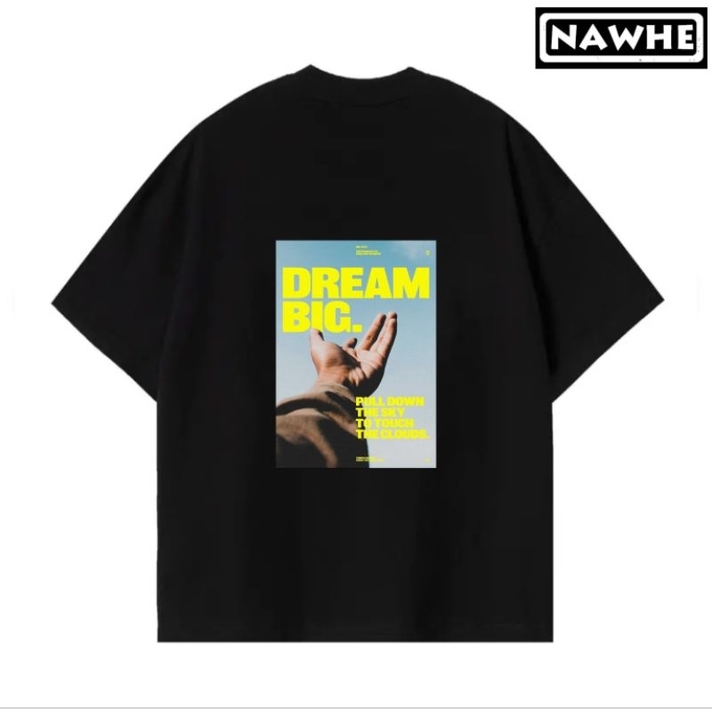 t shirt hitam oversize t shirt pria wanita